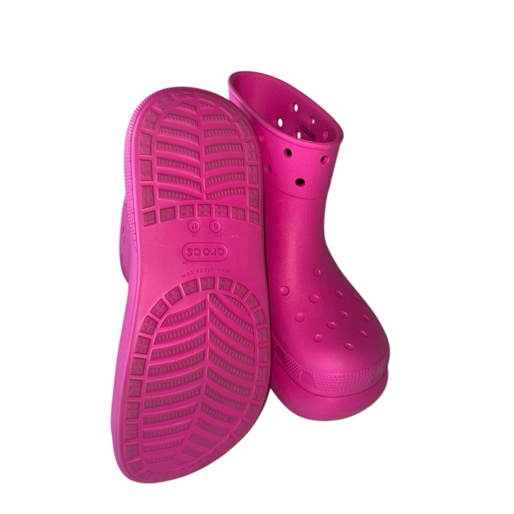 NEW CROCS Gender Inclusive Crush Waterproof Platform Boot M-7 W-9 - Picture 8 of 8